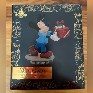 Disney Mickey Mouse Memories Pluto's Christmas Tree Sketchbook Brand New
